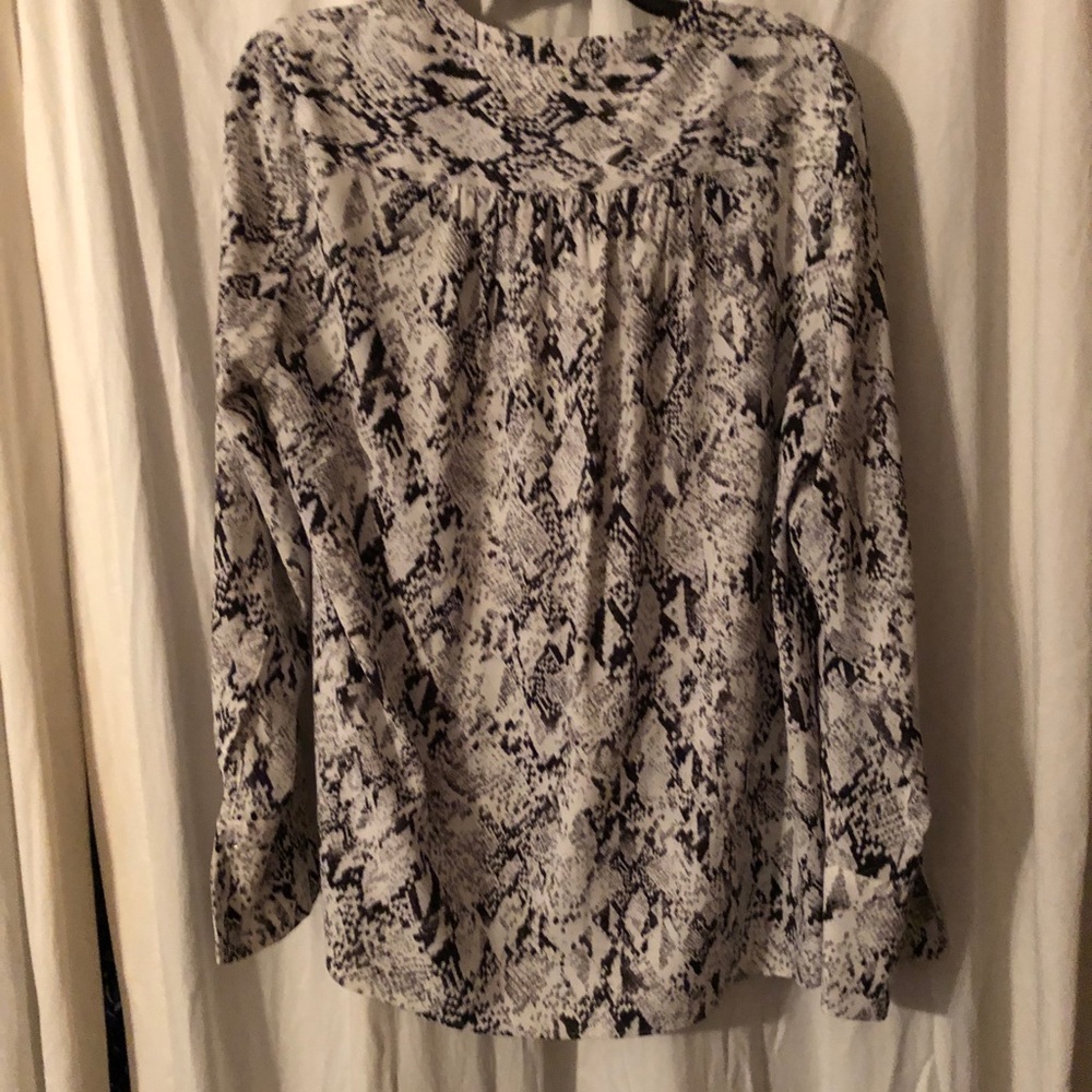 Calvin Klein python print blouse - Picture 6 of 7